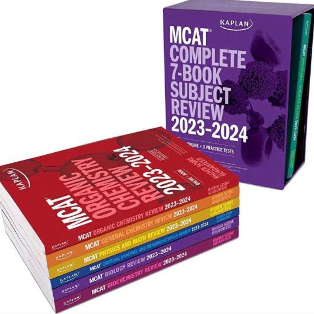 MCAT Kaplan 7-Subject Review Books 📚